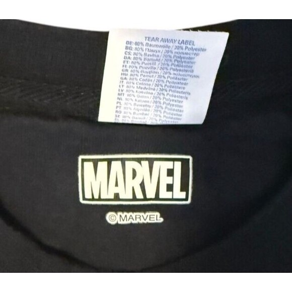 Marvel Valentine's Day Spider-Man Heart Mask Sweatshirt Size S - Picture 4 of 8